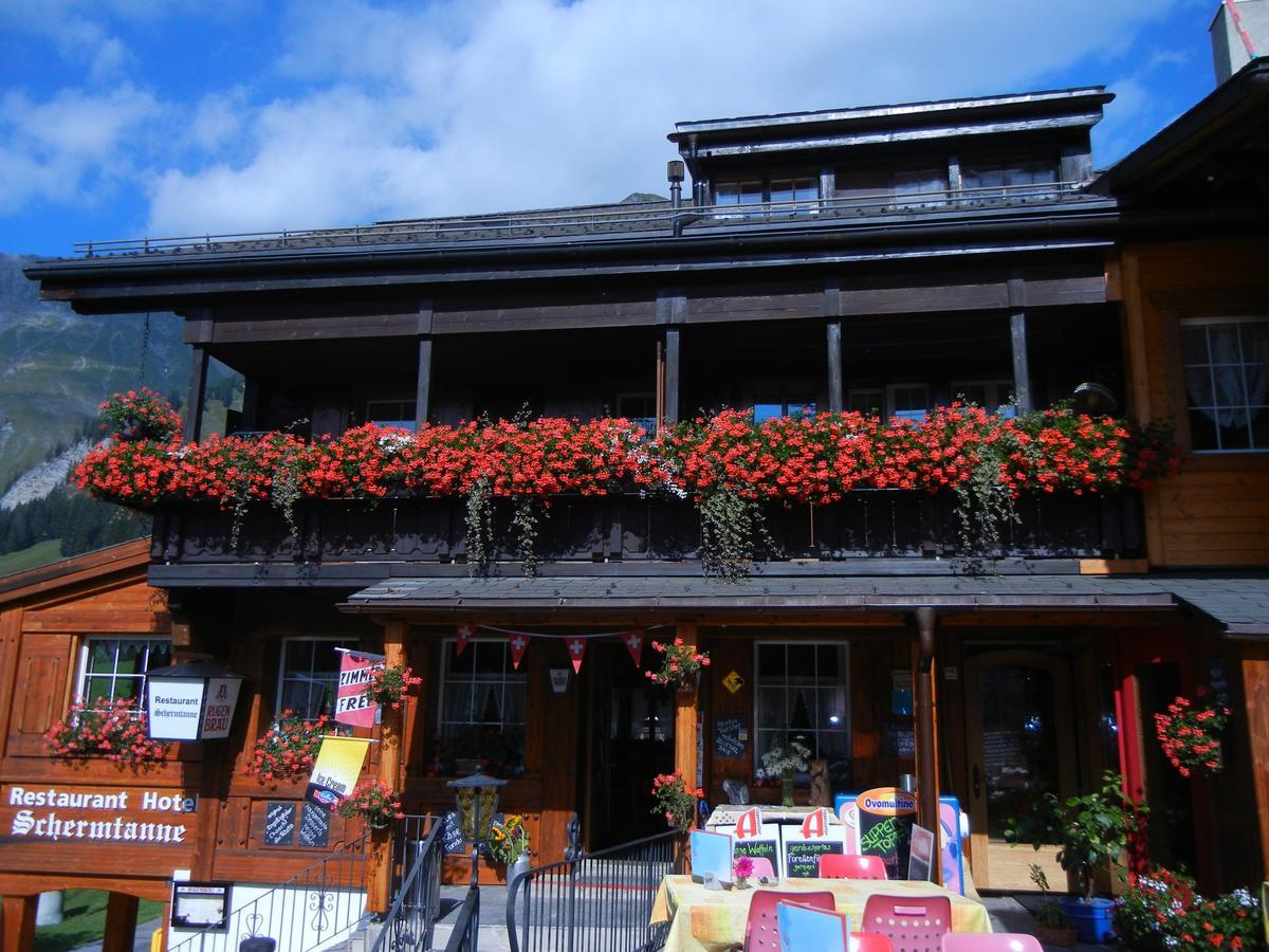 Restaurant Hotel Schermtanne Adelboden Exterior photo